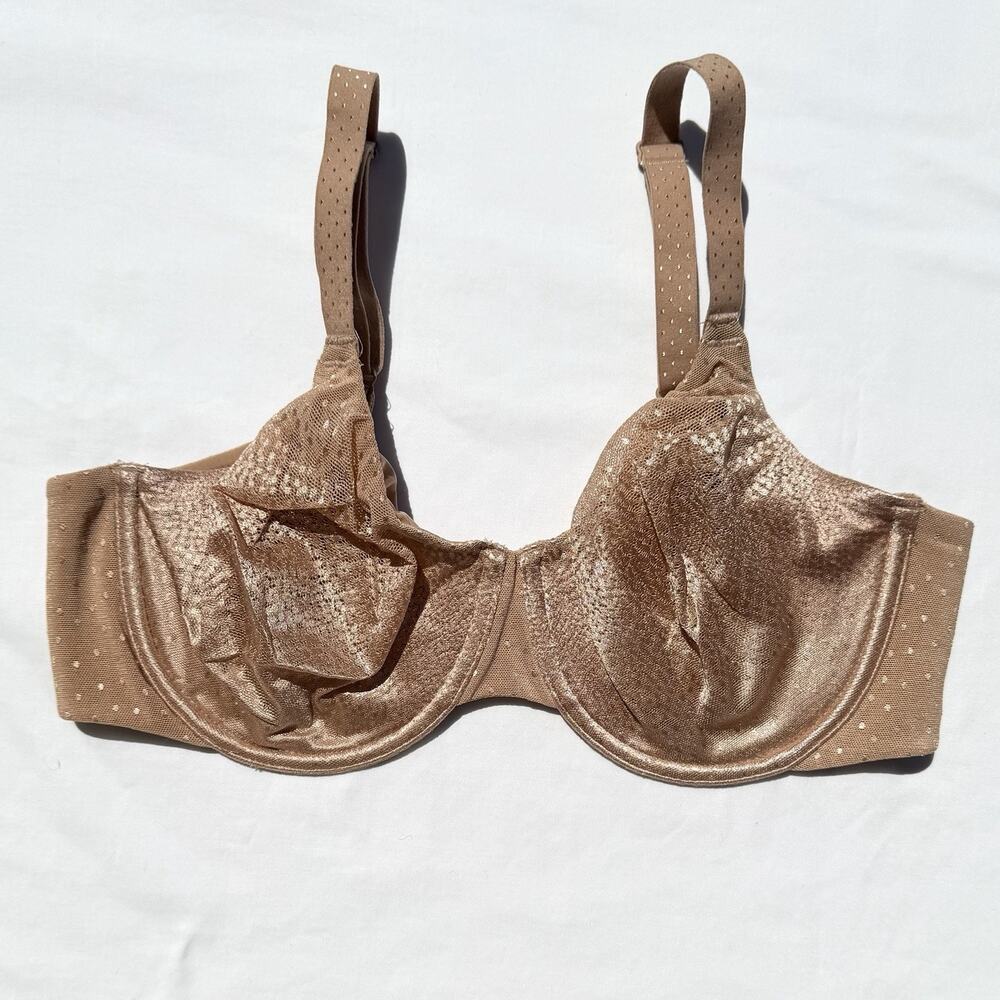 Wacoal Back Appeal Underwire Bra 34D Beige 855303